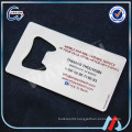 stainless steel business cards bottle opener